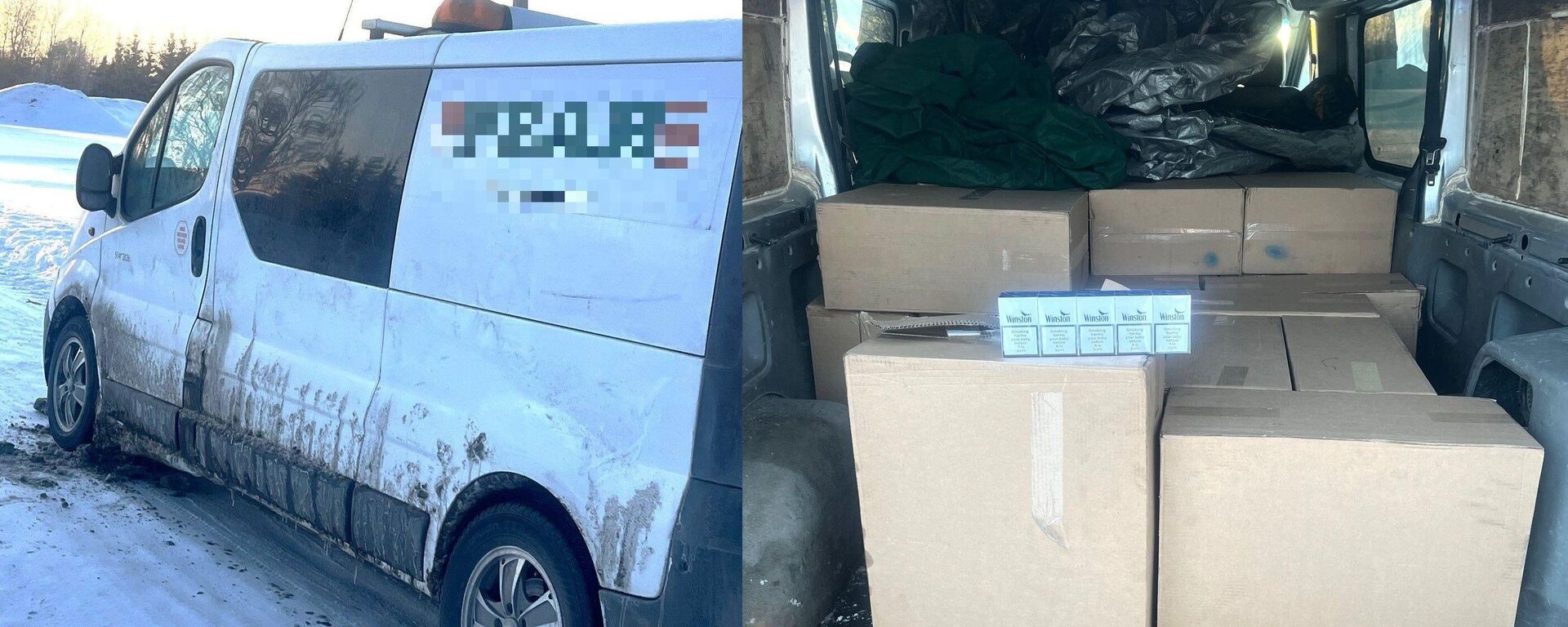 Контрабанда сигарет в Литве - Sputnik Литва, 1920, 06.02.2026