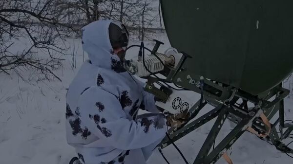 Боевая работа связистов ВС РФ в зоне спецоперации - Sputnik Литва