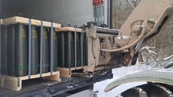 Артиллерийские снаряды калибра 155-миллиметров - Sputnik Литва