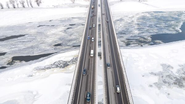 Автомобильный мост в Литве, архивное фото - Sputnik Литва