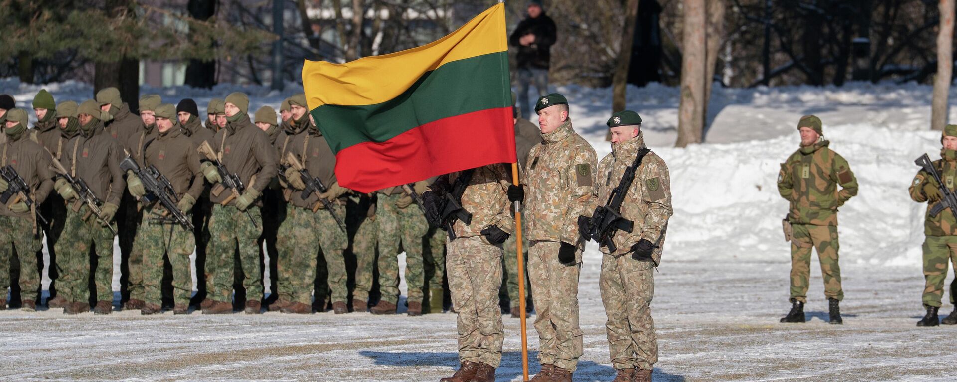 Военнослужащие армии Литвы - Sputnik Литва, 1920, 18.02.2026
