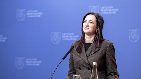Премьер-министр Литвы Инга Ругинене - Sputnik Литва