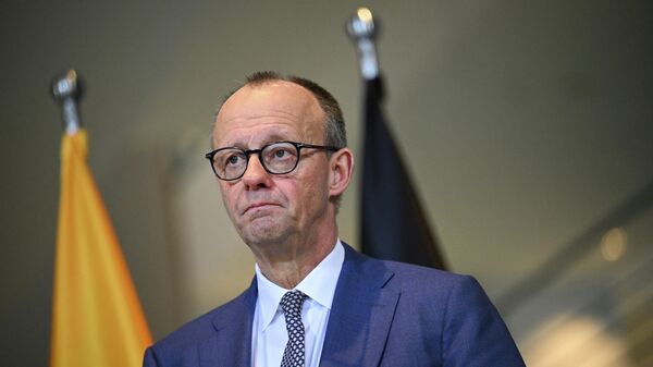 Канцлер Германии Фридрих Мерц  - Sputnik Литва