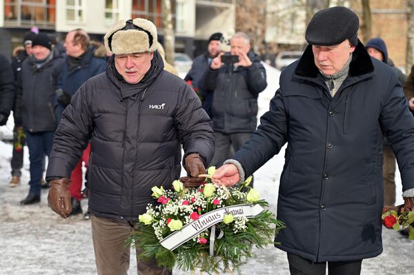 В воскресенье, 15 февраля, в Вильнюсе прошла акция памяти павших в Афганской войне. - Sputnik Литва