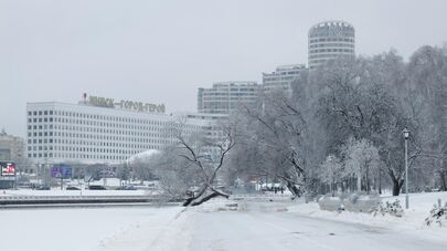 Снег в Минске