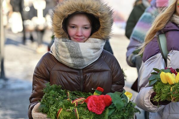 Впервые молодежное шествие в День восстановления государственности прошло в Вильнюсе в 2016 году. - Sputnik Литва