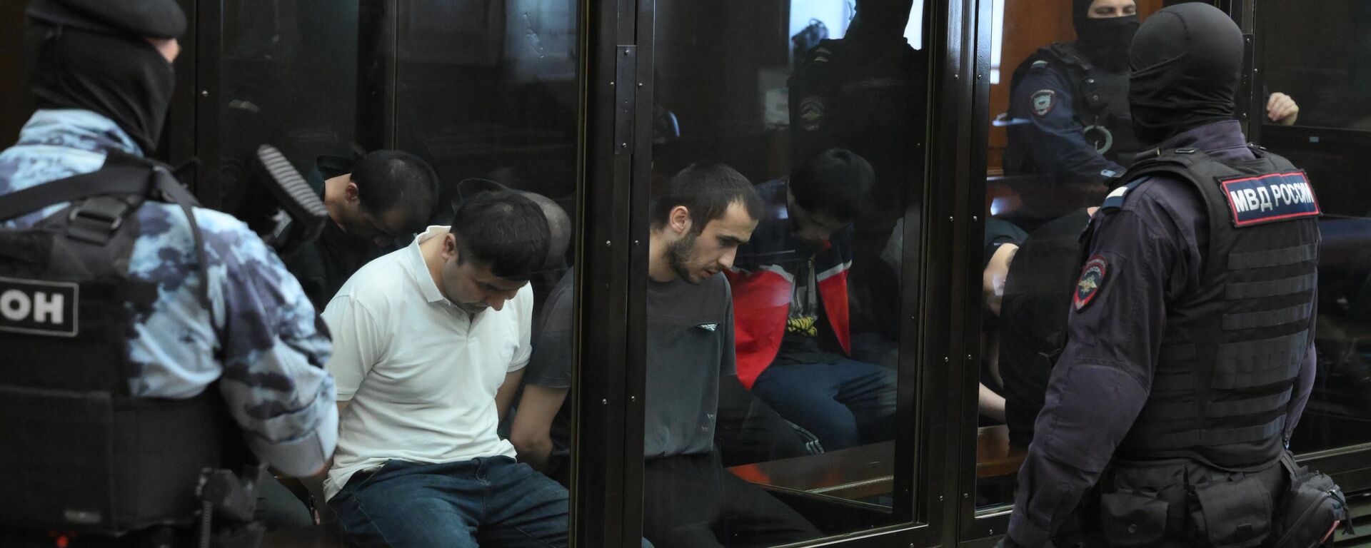 Заседание суда по делу о теракте в концертном зале Крокус Сити Холл, архивное фото - Sputnik Литва, 1920, 16.02.2026