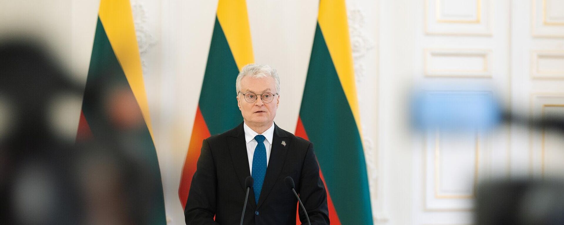 Президент Литвы Гитанас Науседа, архивное фото - Sputnik Литва, 1920, 01.03.2026