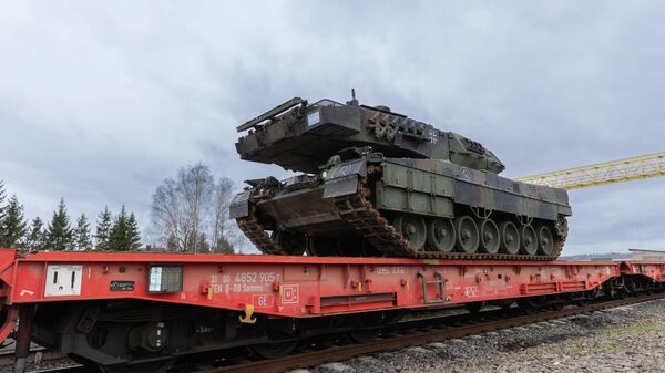 Перевозка военной техники по железным дорогам Литвы, архивное фото - Sputnik Литва
