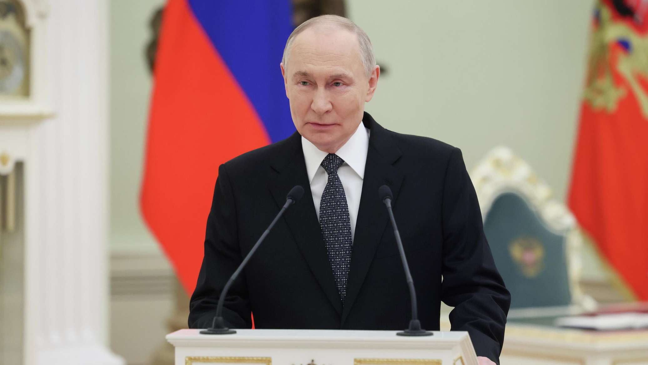 Владимир Путин связал высокую явку на выборах с поддержкой курса страны