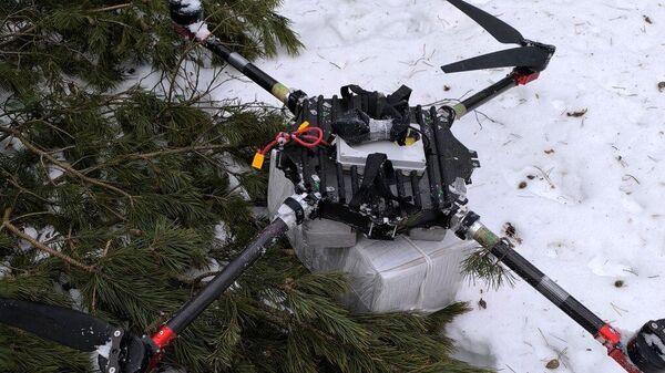 Беспилотник с контрабандой сигарет - Sputnik Литва