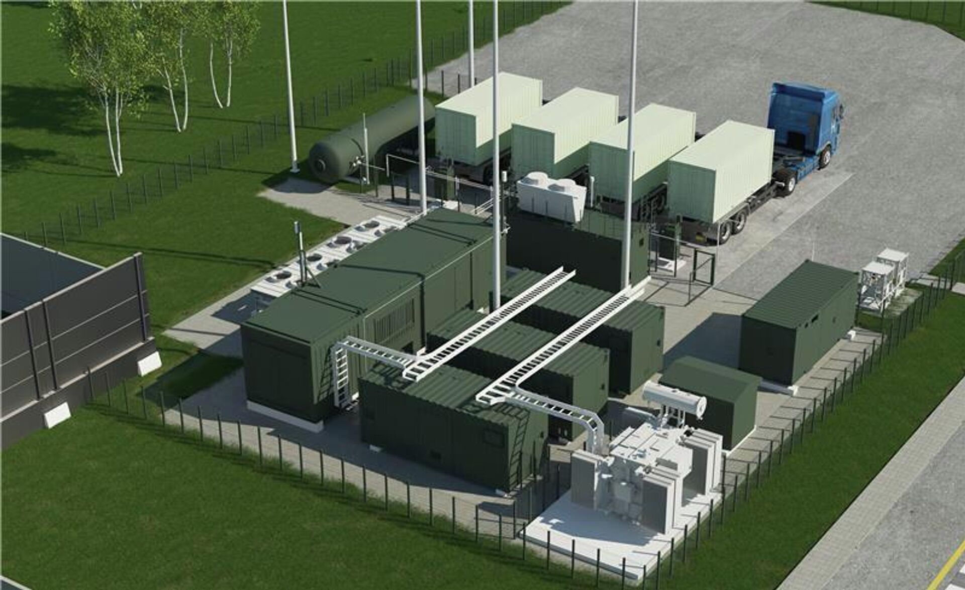 Рендер строящейся водородной электростанции в Вильнюсе  - Sputnik Литва, 1920, 27.02.2026