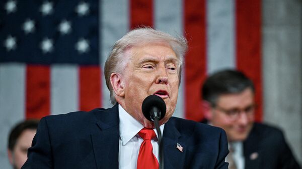 Президент США Дональд Трамп, архивное фото - Sputnik Литва