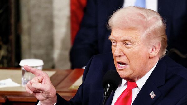 Президент США Дональд Трамп, архивное фото - Sputnik Литва