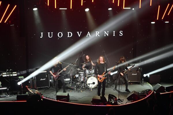 Участники музыкального зала на Международной Книжной ярмарки в Вильнюсе – 2026. - Sputnik Литва