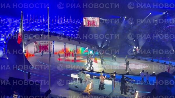 Российская делегация вышла под флагом страны на церемонию открытия Паралимпиады в Италии - Sputnik Литва