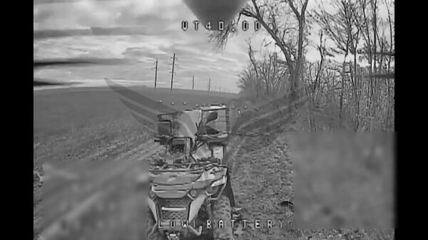 Поражение автомобильной и бронированной техники ВСУ, в том числе танков Leopard - Sputnik Литва