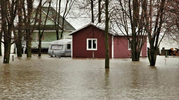 Последствия наводнения в Литве - Sputnik Литва