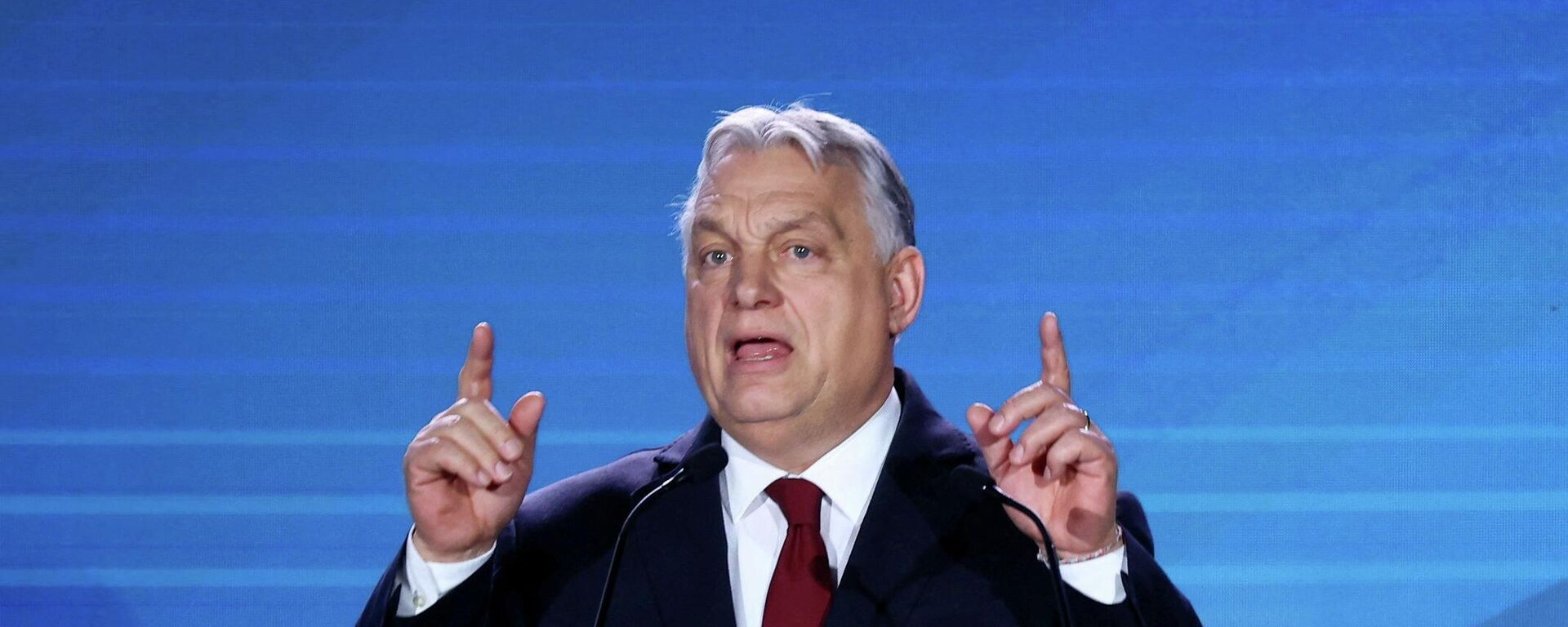 Премьер-министр Венгрии Виктор Орбан - Sputnik Литва, 1920, 14.03.2026