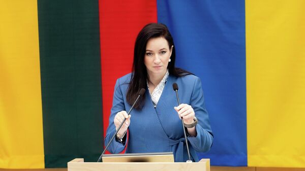 Премьер-министр Литвы Инга Ругинене, архивное фото - Sputnik Литва