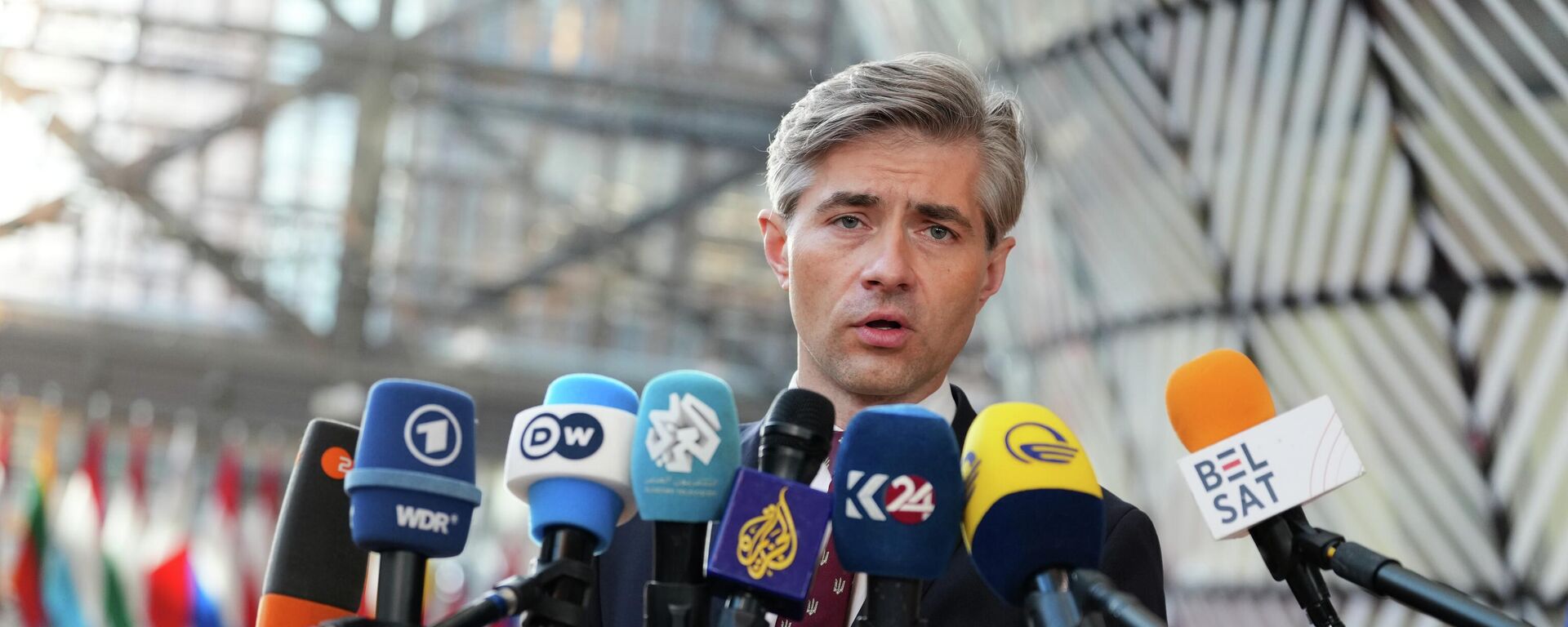 Глава МИД Литвы Кястутис Будрис - Sputnik Литва, 1920, 14.04.2026