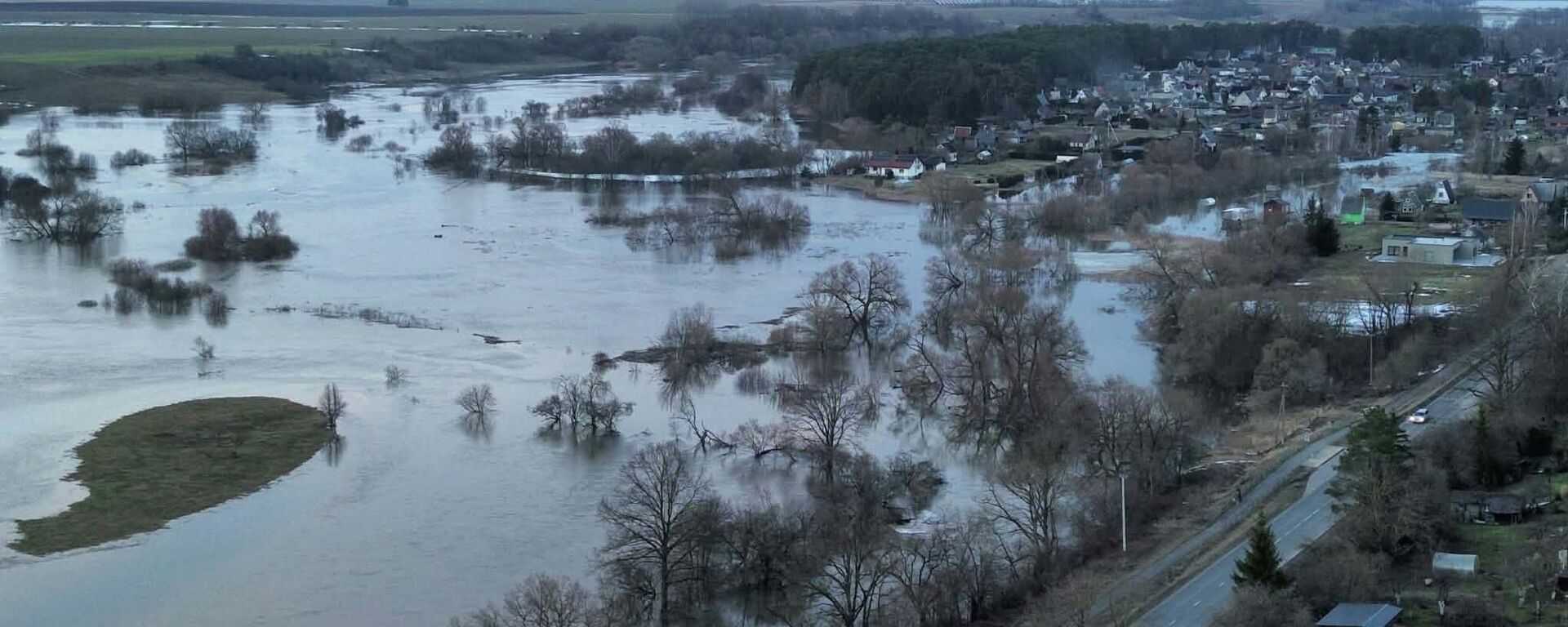 Весенние паводки в Кедайняе - Sputnik Литва, 1920, 16.03.2026