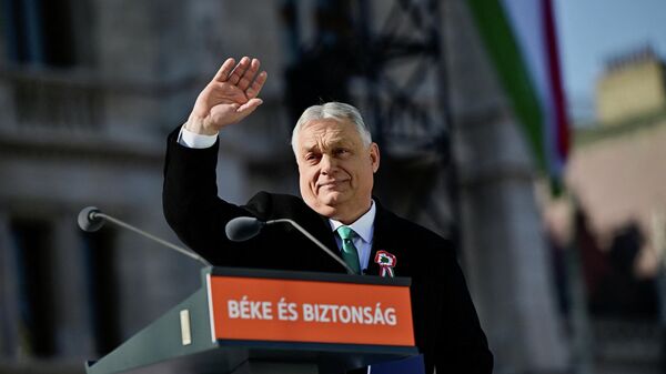 Премьер-министр Венгрии Виктор Орбан - Sputnik Литва