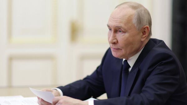 Президент России Владимир Путин о развитии Крыма - Sputnik Литва