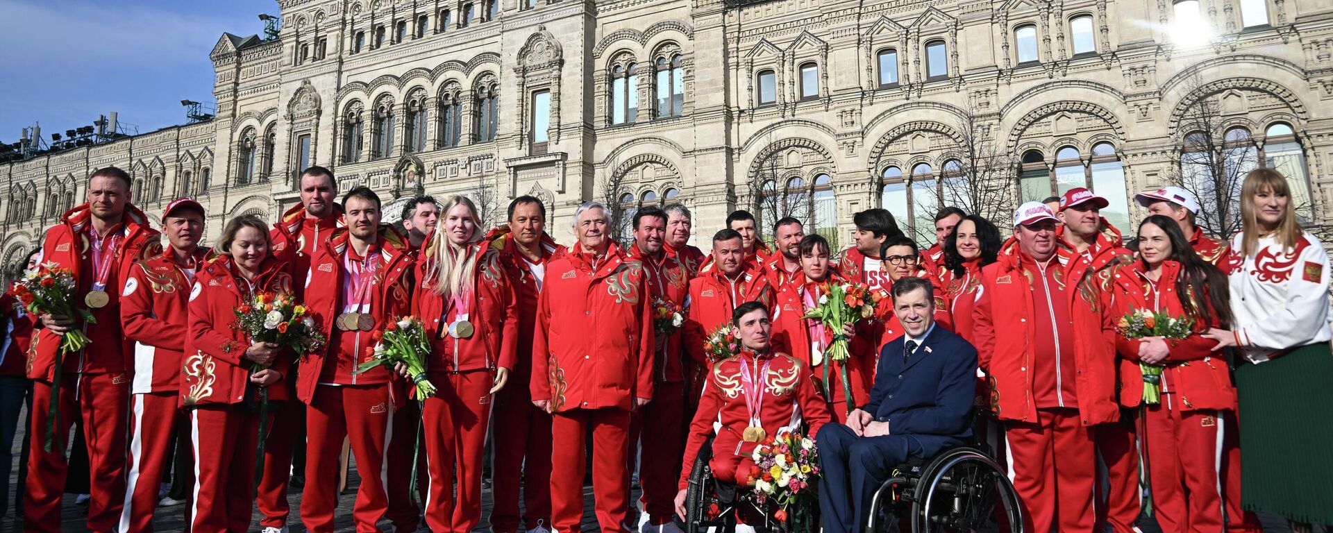 Чествование российских паралимпийцев в Москве - Sputnik Литва, 1920, 19.03.2026
