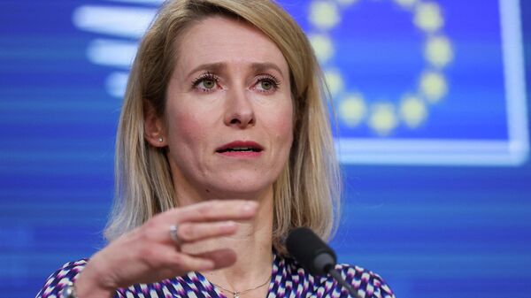 Глава евродипломатии Кая Каллас, архивное фото - Sputnik Литва