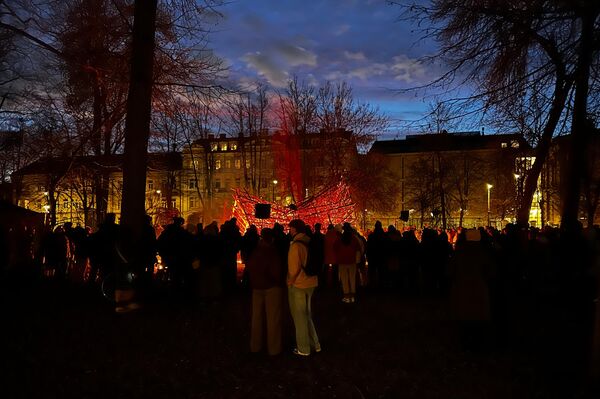 Мероприятие в долине Швентарагис, организованное Вильнюсским центром этнической культуры, прошло в пятницу вечером. - Sputnik Литва