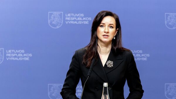 Премьер-министр Литвы Инга Ругинене - Sputnik Литва