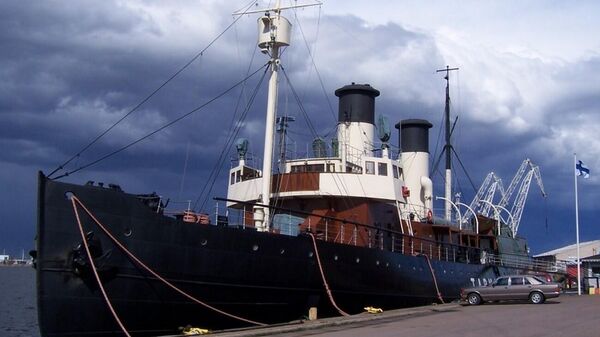 Эстонский ледокол Tarmo, архивное фото - Sputnik Литва