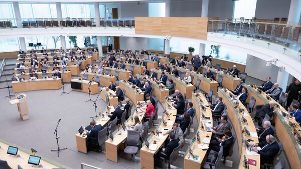 Заседание Сейма Литвы, архивное фото - Sputnik Литва