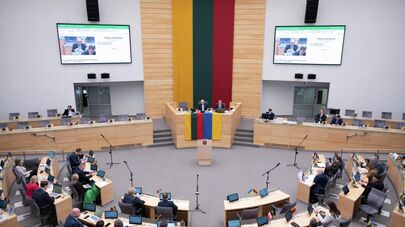 Заседание Сейма Литвы, архивное фото