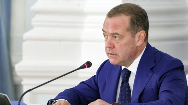 Заместитель председателя Совета безопасности РФ Дмитрий Медведев - Sputnik Литва