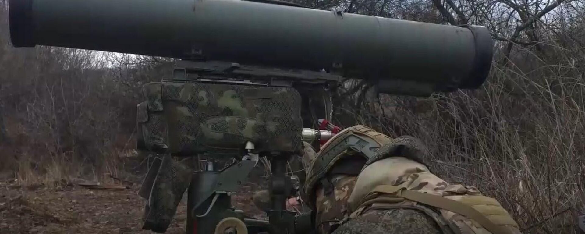 Боевая работа расчета ПТРК Корнет в зоне спецоперации - Sputnik Литва, 1920, 03.04.2026
