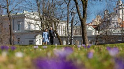 Президент Литвы Гитанас Науседа и первая леди Литвы Диана Науседене