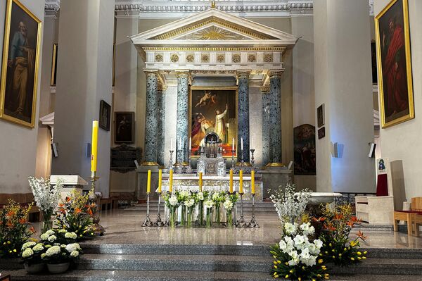 На фото: Кафедральный собор в Вильнюсе.  - Sputnik Литва