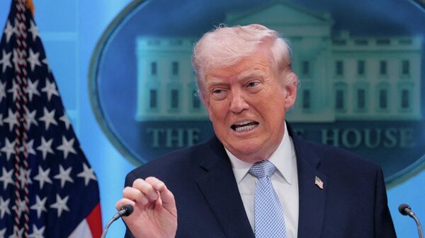 Президент США Дональд Трамп - Sputnik Литва