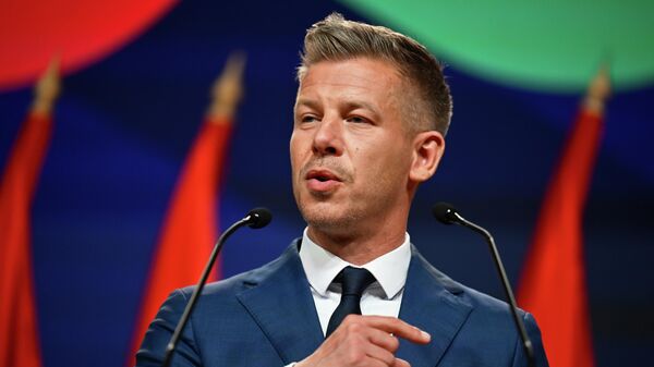 Лидер венгерской партии Тиса Петер Мадьяр - Sputnik Литва