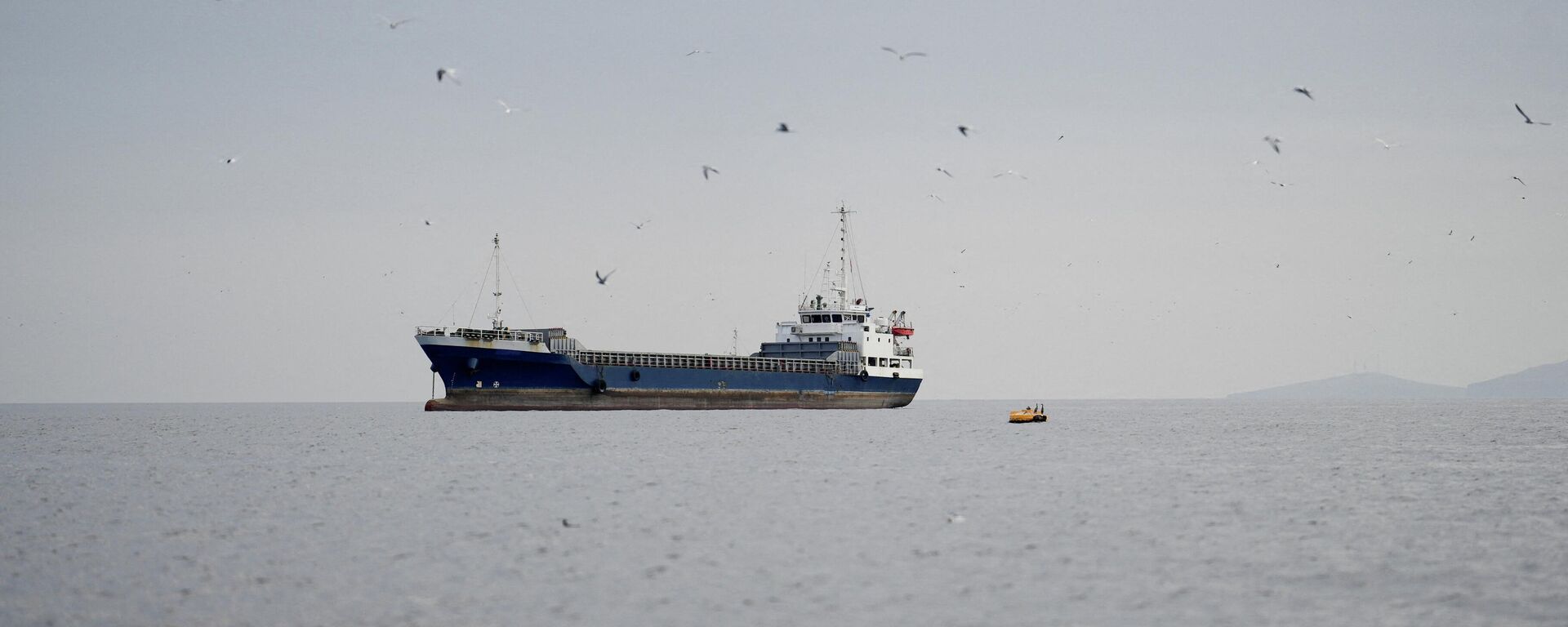 Судно в Ормузском проливе - Sputnik Литва, 1920, 23.04.2026