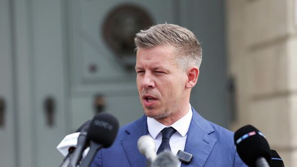 Лидер венгерской партии Тиса Петер Мадьяр - Sputnik Литва