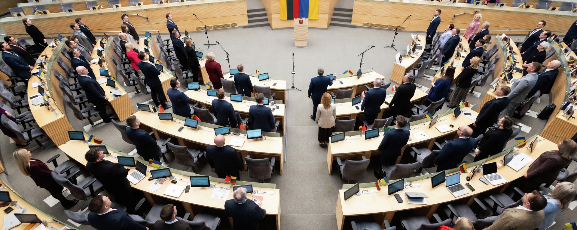 Зал заседаний Сейма Литвы, архивное фото - Sputnik Литва, 1920, 23.04.2026