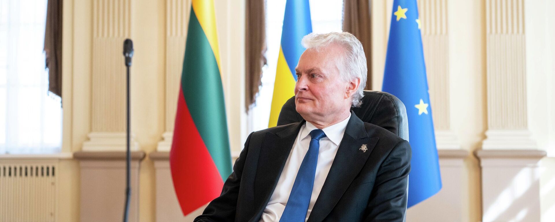 Президент Литвы Гитанас Науседа - Sputnik Литва, 1920, 23.04.2026
