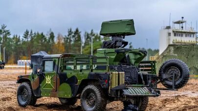 Шведский радар Giraffe X1 в ВС Литвы, архивное фото