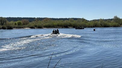 Учения литовских и немецких военных в Литве по форсированию рек