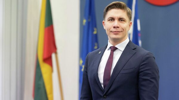 Глава Социал-демократической партии Литвы Миндаугас Синкявичюс - Sputnik Литва