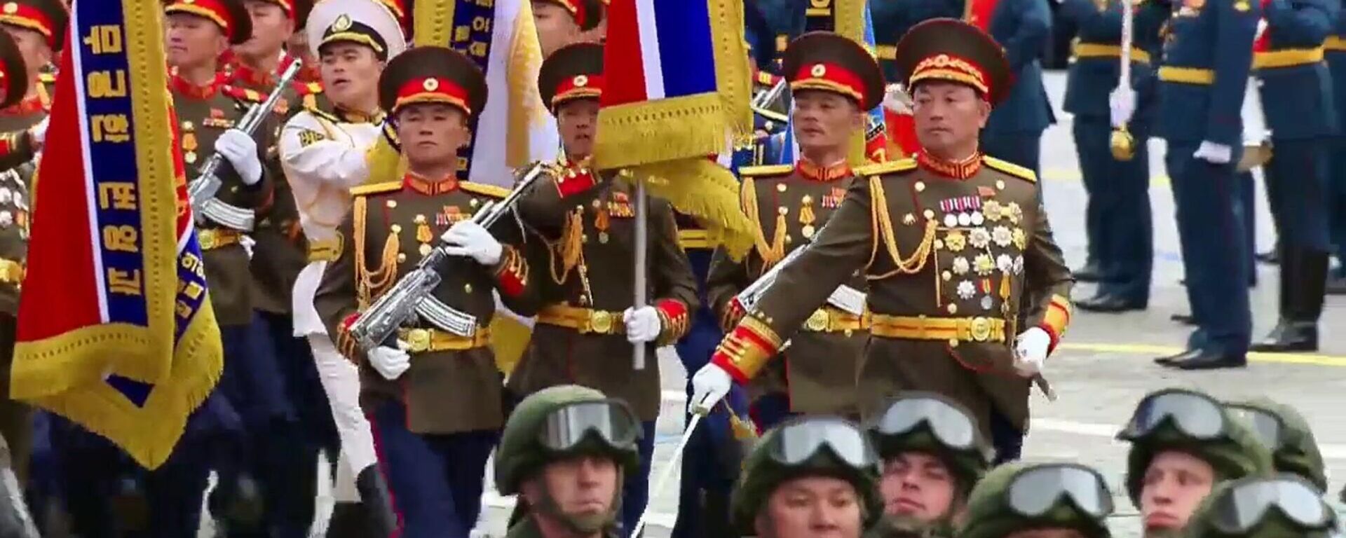 Военнослужащие КНДР принимают участие в параде в честь Дня Победы - Sputnik Литва, 1920, 09.05.2026