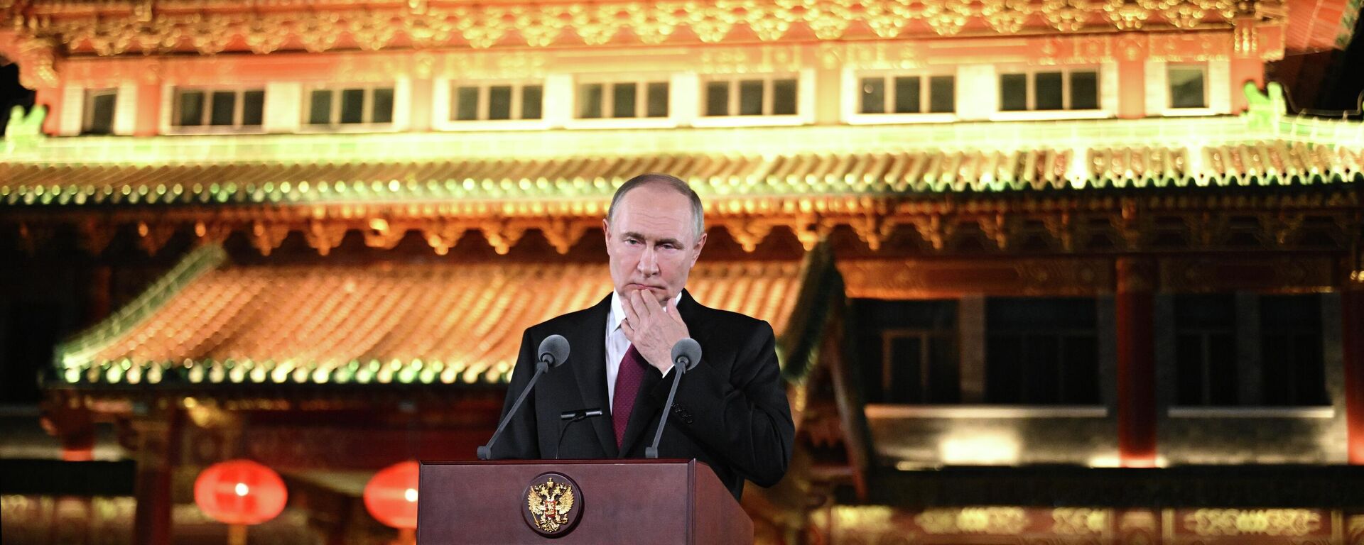Президент РФ Владимир Путин в Китае, архивное фото - Sputnik Литва, 1920, 18.05.2026